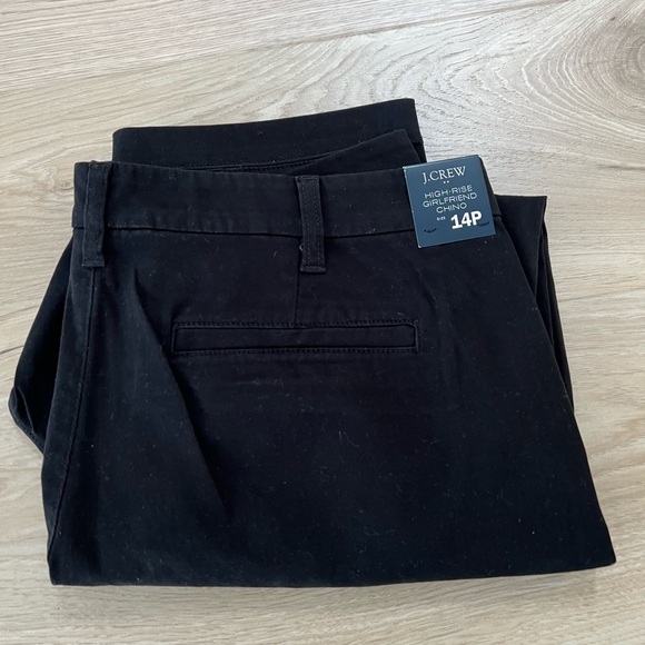 J.Crew Petite High-Rise Girlfriend Chino Pants - Picture 3 of 6
